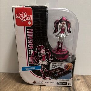 Mattel Monster High Apptivity Finders Creepers Draculaura Figure, damaged box